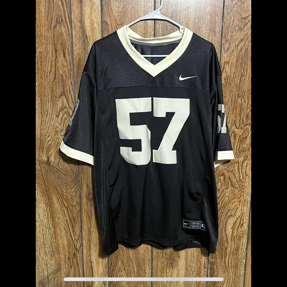 Nike Black and White Football Jersey - Picture 3 of 4